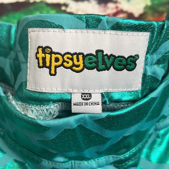 NWT Tipsy Elves XXL Mermaid Costume Leggings 0015 - Picture 6 of 12